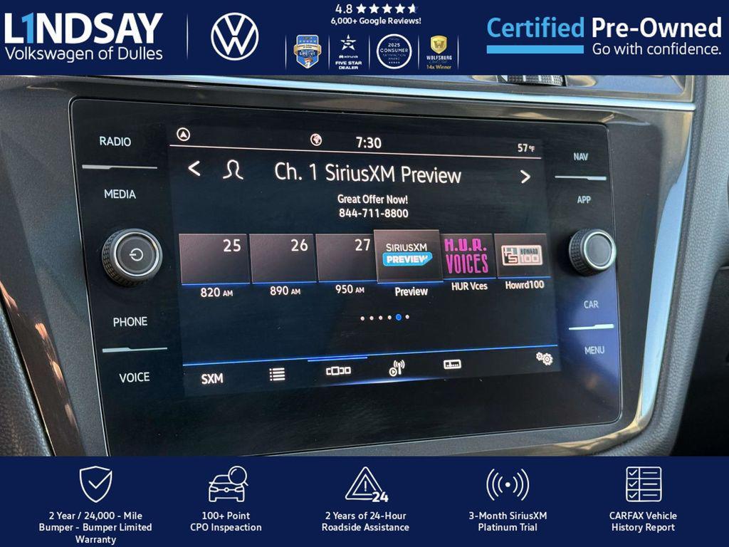 used 2021 Volkswagen Tiguan car, priced at $17,997