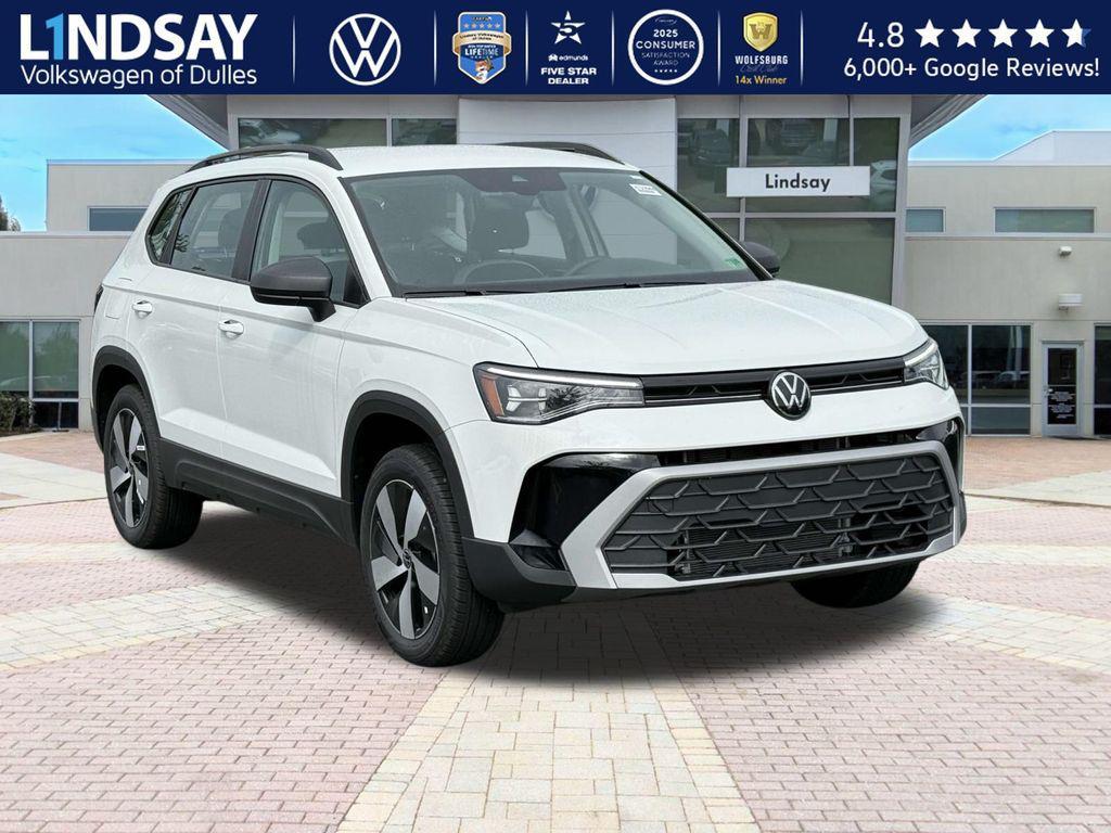 new 2025 Volkswagen Taos car, priced at $25,547