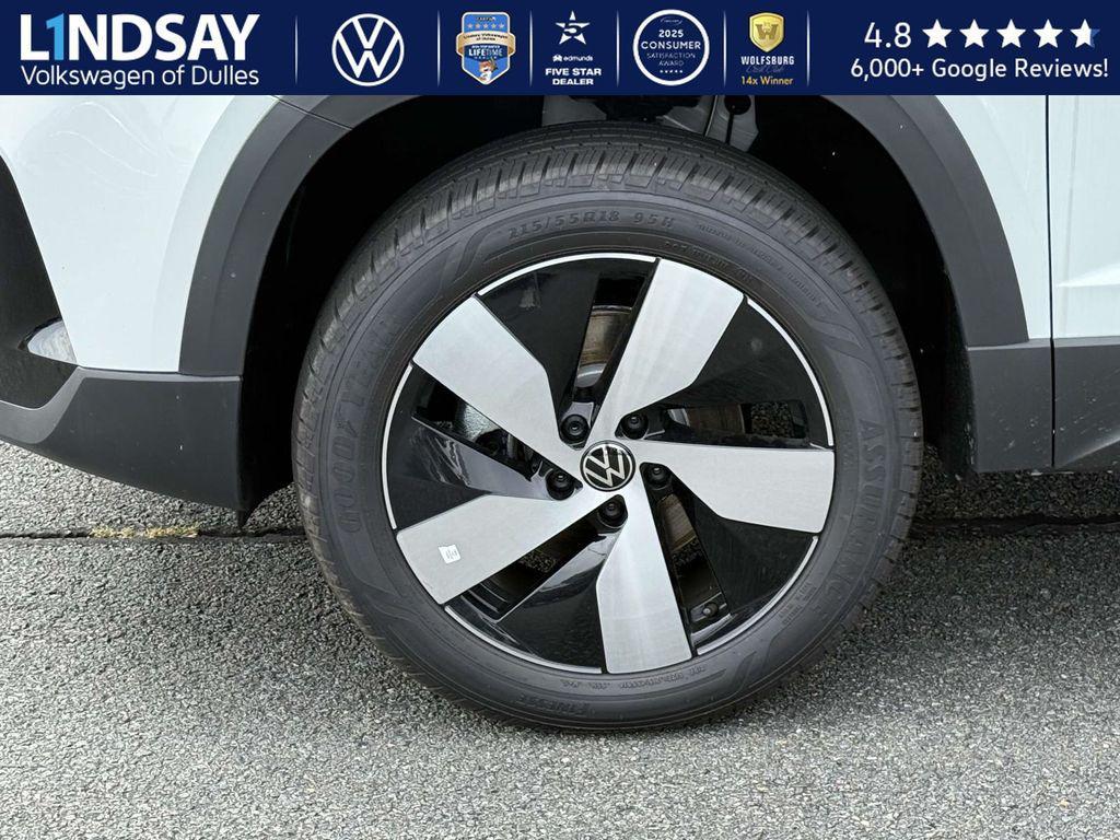 new 2025 Volkswagen Taos car, priced at $25,547