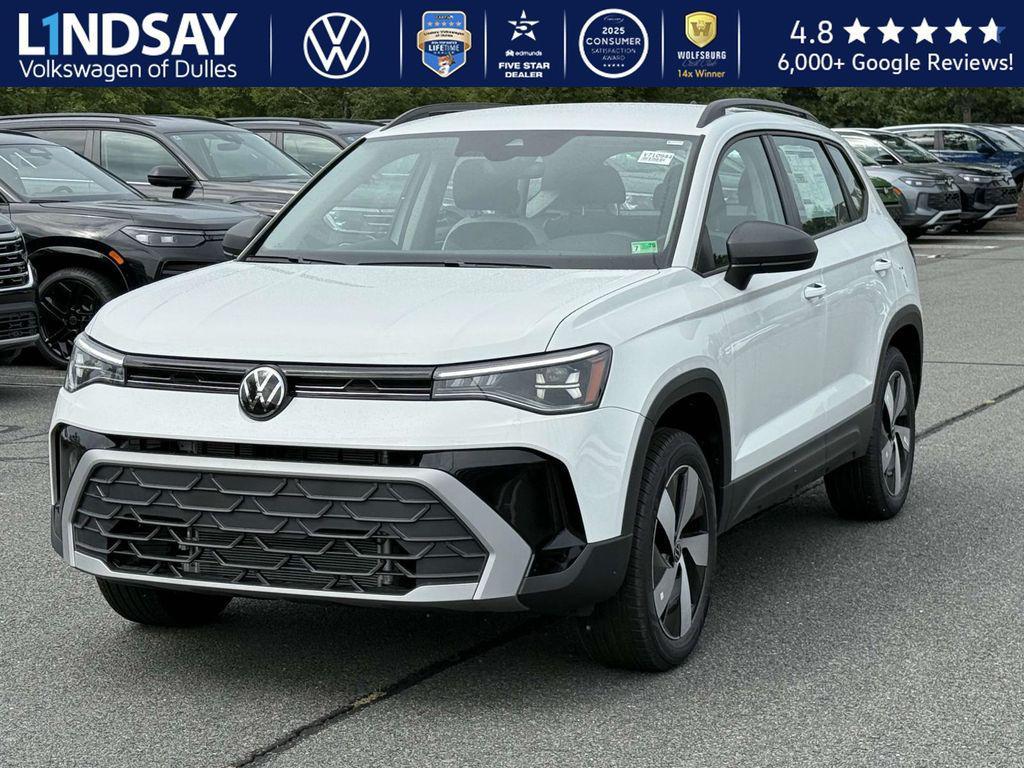 new 2025 Volkswagen Taos car, priced at $25,547