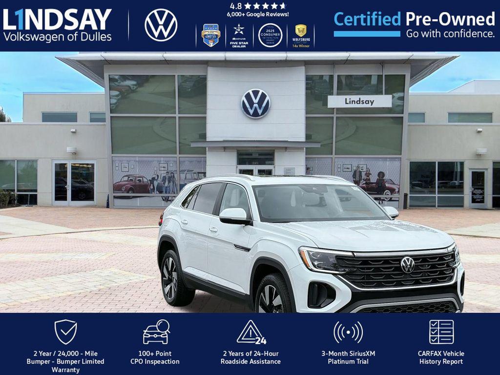 used 2024 Volkswagen Atlas Cross Sport car, priced at $35,997