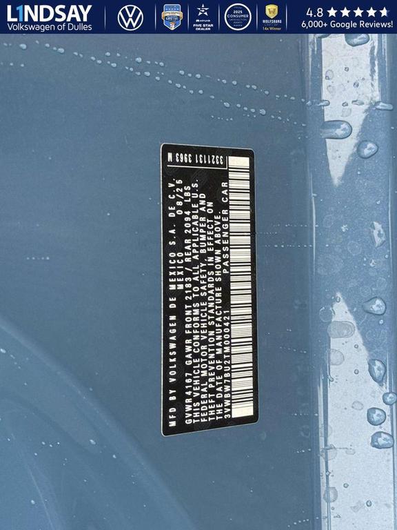 new 2026 Volkswagen Jetta car, priced at $27,051