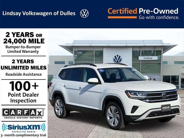 used 2021 Volkswagen Atlas car, priced at $25,997