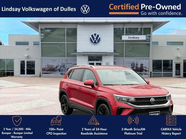 used 2024 Volkswagen Taos car, priced at $23,557