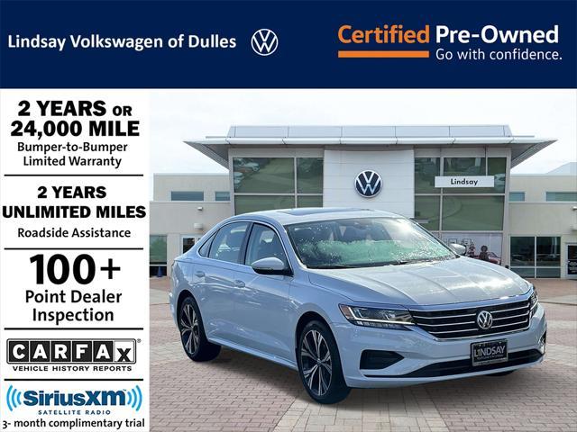 used 2022 Volkswagen Passat car, priced at $18,557