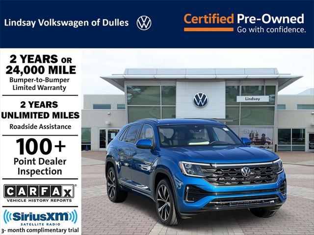 used 2024 Volkswagen Atlas Cross Sport car, priced at $44,577