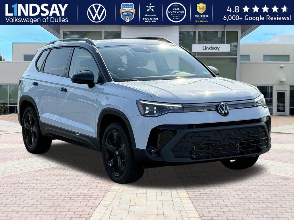 new 2025 Volkswagen Taos car, priced at $28,633
