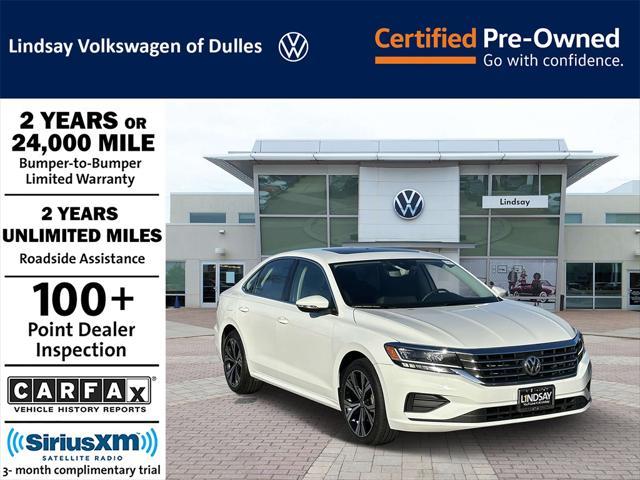 used 2021 Volkswagen Passat car, priced at $18,777