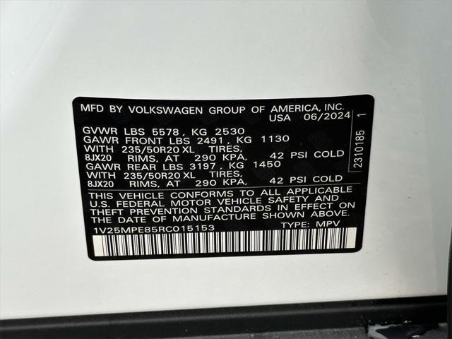 new 2024 Volkswagen ID.4 car, priced at $40,564