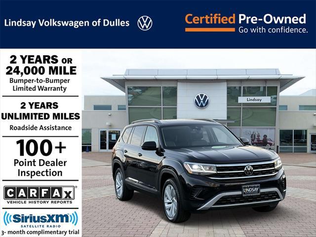 used 2021 Volkswagen Atlas car, priced at $26,997