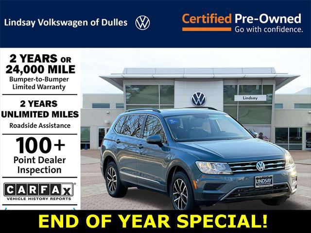 used 2021 Volkswagen Tiguan car, priced at $20,777