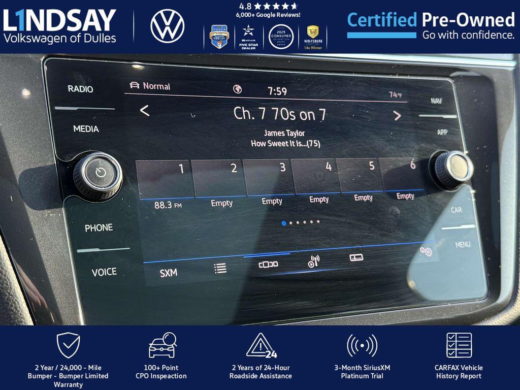 used 2022 Volkswagen Tiguan car, priced at $25,997