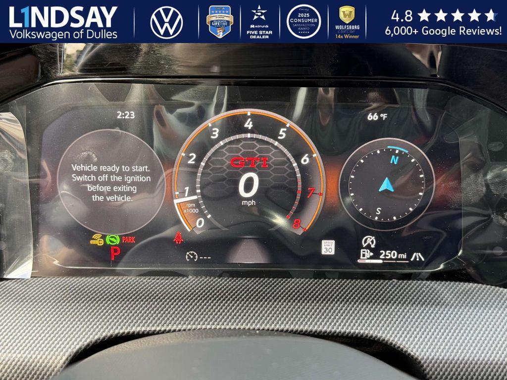 new 2025 Volkswagen Golf GTI car, priced at $39,140