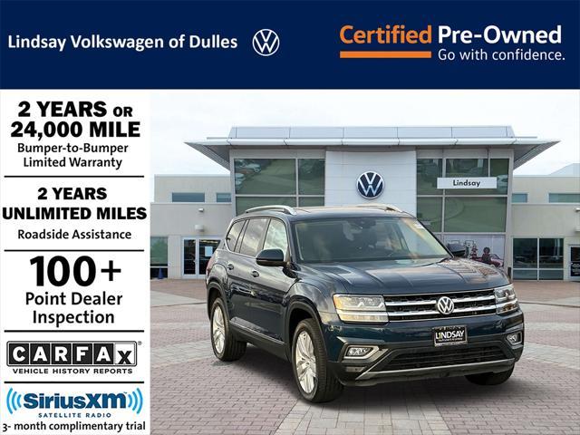 used 2019 Volkswagen Atlas car, priced at $26,557