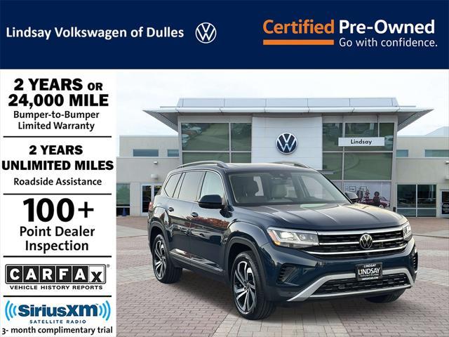 used 2021 Volkswagen Atlas car, priced at $30,997