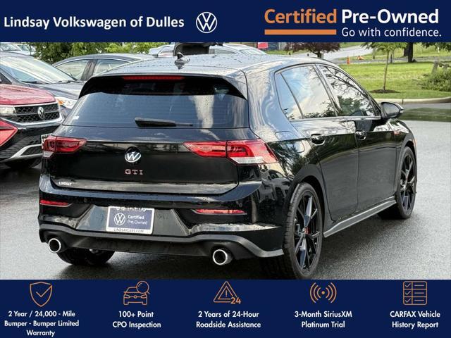 used 2024 Volkswagen Golf GTI car, priced at $37,277