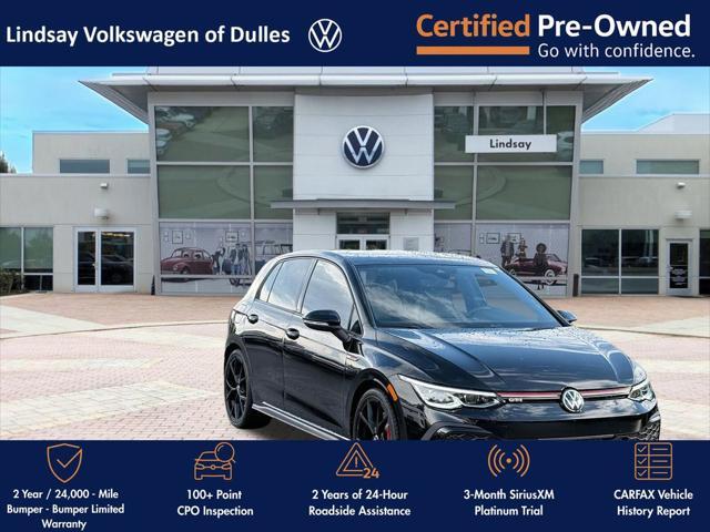 used 2024 Volkswagen Golf GTI car, priced at $37,277