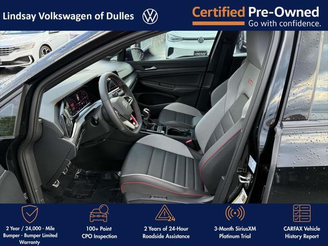 used 2024 Volkswagen Golf GTI car, priced at $37,277