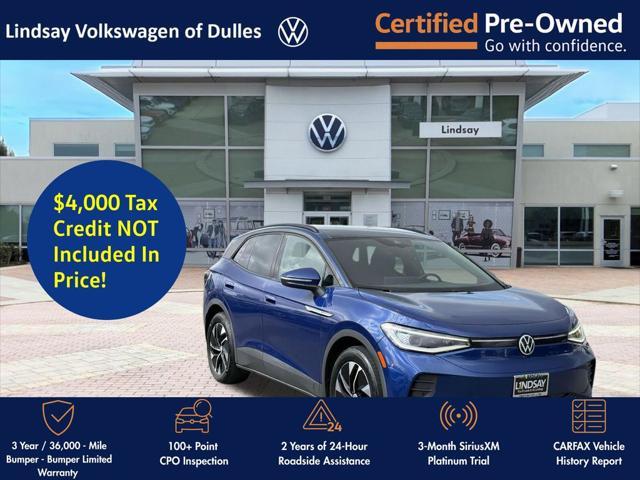 used 2021 Volkswagen ID.4 car, priced at $22,997