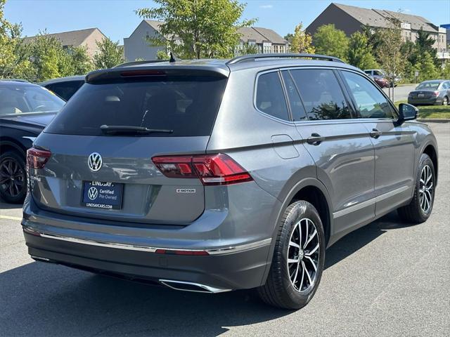 used 2021 Volkswagen Tiguan car, priced at $21,377