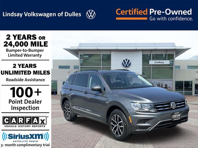 used 2021 Volkswagen Tiguan car, priced at $21,377