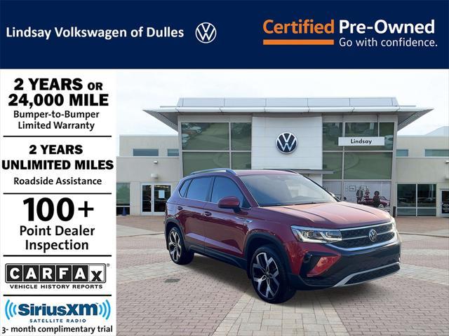 used 2023 Volkswagen Taos car, priced at $27,977