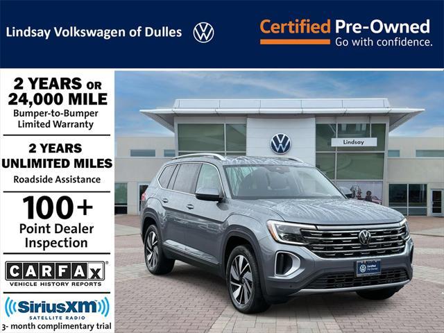 used 2024 Volkswagen Atlas car, priced at $40,997