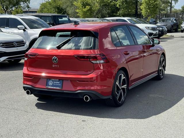 used 2024 Volkswagen Golf GTI car, priced at $33,555