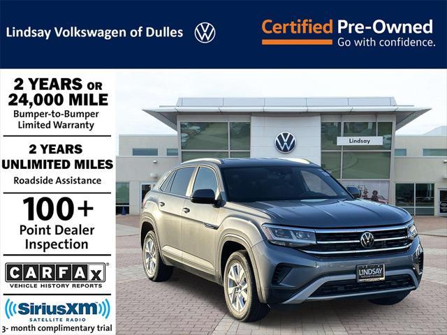 used 2020 Volkswagen Atlas Cross Sport car, priced at $21,997