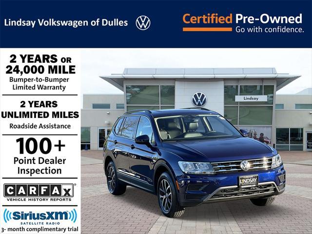 used 2021 Volkswagen Tiguan car, priced at $21,377