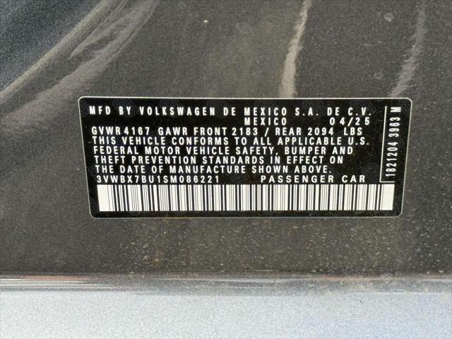 new 2025 Volkswagen Jetta car, priced at $24,621