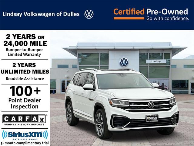 used 2021 Volkswagen Atlas car, priced at $29,557