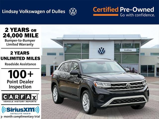 used 2022 Volkswagen Atlas Cross Sport car, priced at $28,557