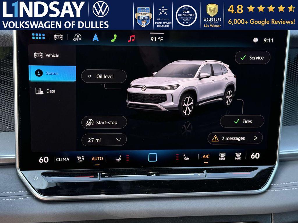 new 2025 Volkswagen Tiguan car, priced at $36,895