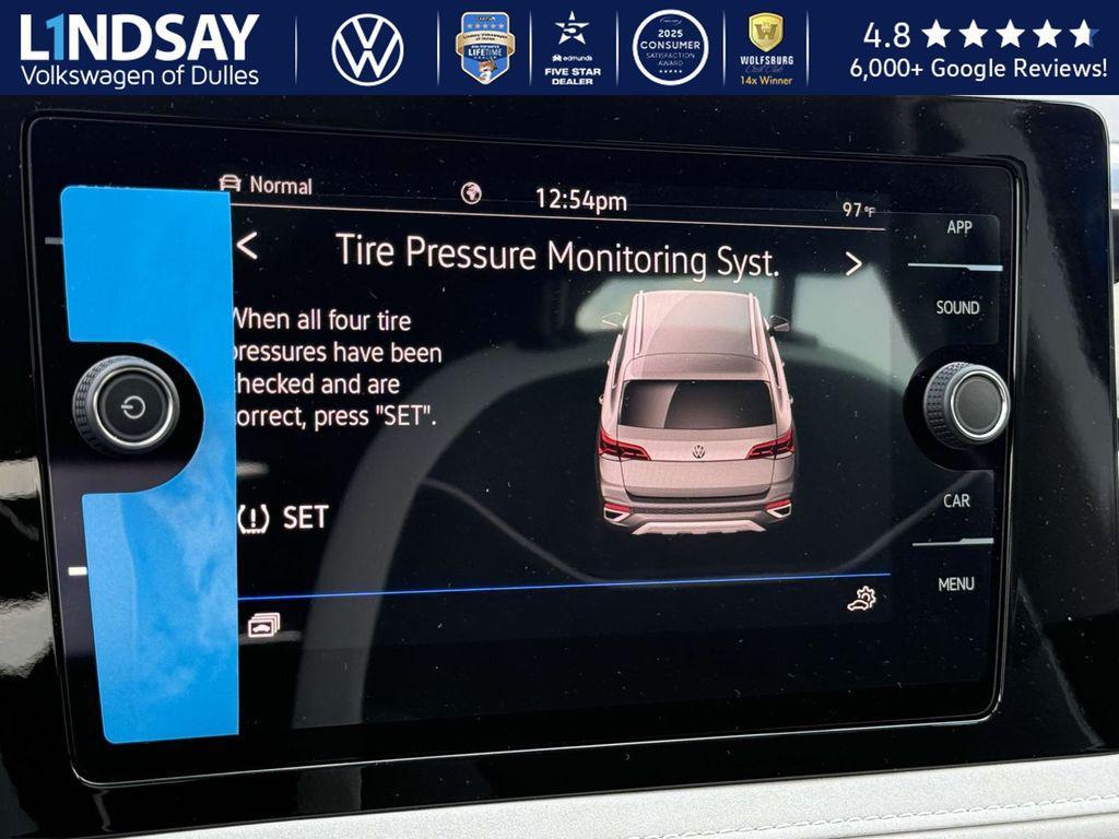 new 2025 Volkswagen Taos car, priced at $27,923