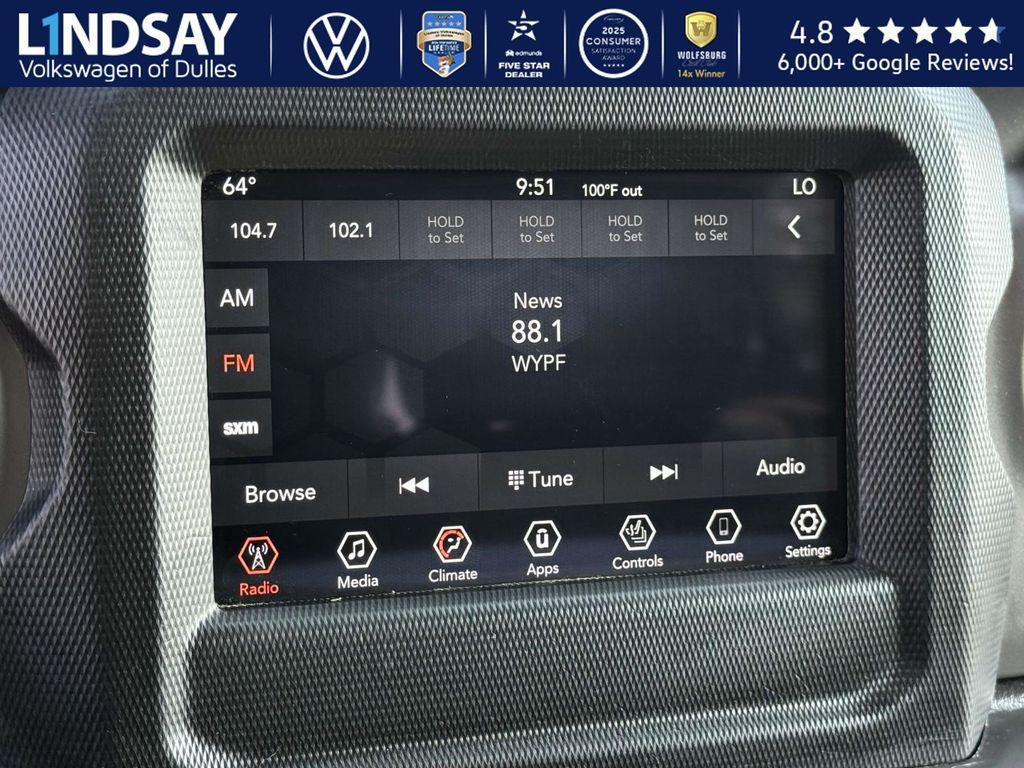 used 2021 Jeep Wrangler car, priced at $27,997