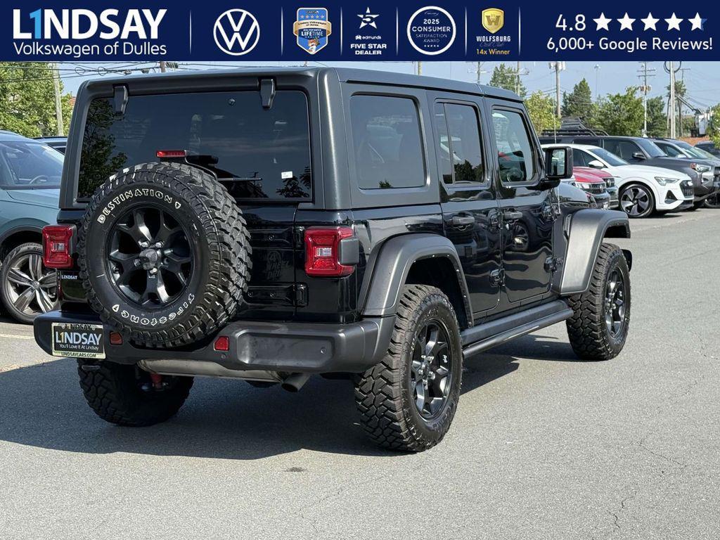 used 2021 Jeep Wrangler car, priced at $27,997