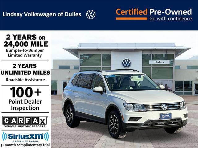 used 2021 Volkswagen Tiguan car, priced at $22,557