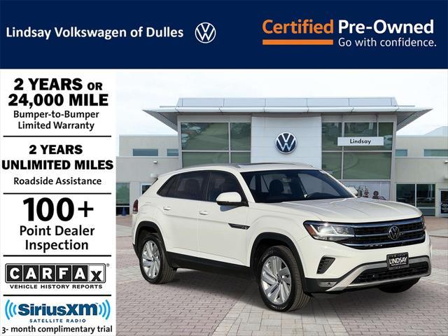 used 2022 Volkswagen Atlas Cross Sport car, priced at $28,997