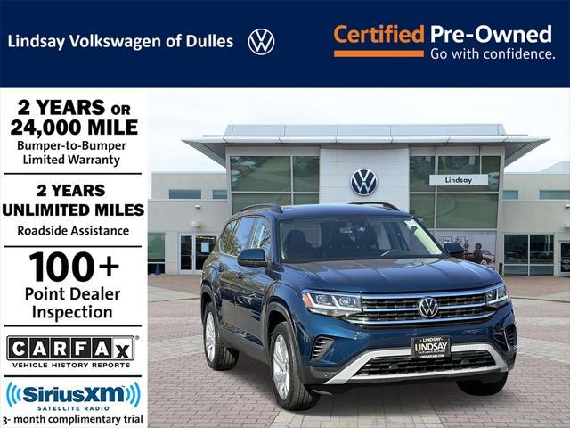 used 2021 Volkswagen Atlas car, priced at $27,557