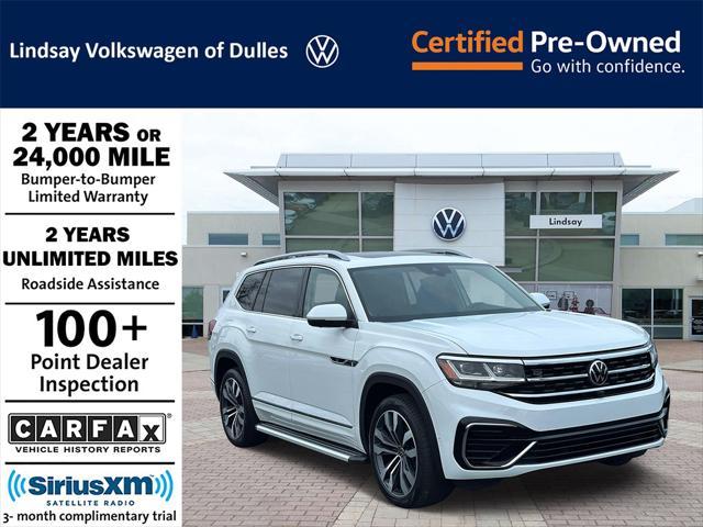 used 2021 Volkswagen Atlas car, priced at $34,555