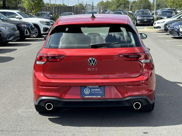 used 2024 Volkswagen Golf GTI car, priced at $31,997