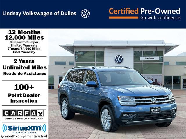 used 2019 Volkswagen Atlas car, priced at $24,577