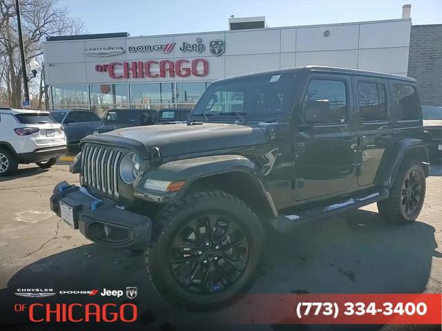 used 2022 Jeep Wrangler Unlimited 4xe car, priced at $26,995