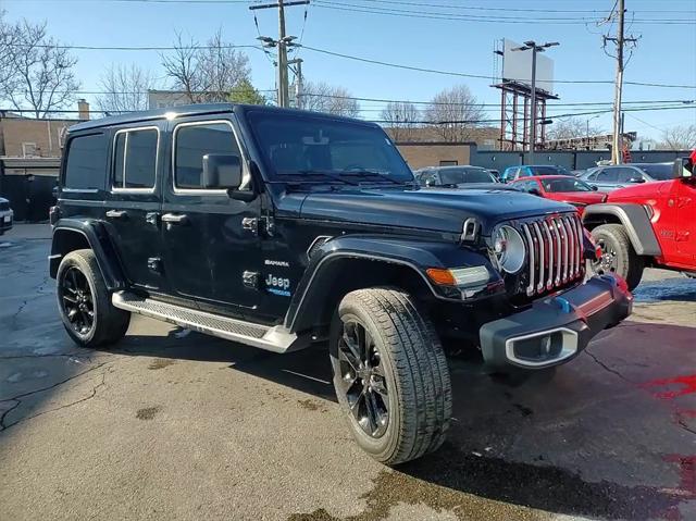 used 2022 Jeep Wrangler Unlimited 4xe car, priced at $31,000