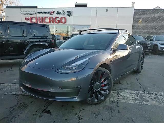 used 2022 Tesla Model 3 car, priced at $26,995