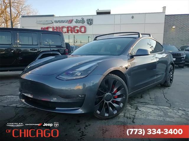 used 2022 Tesla Model 3 car, priced at $26,995