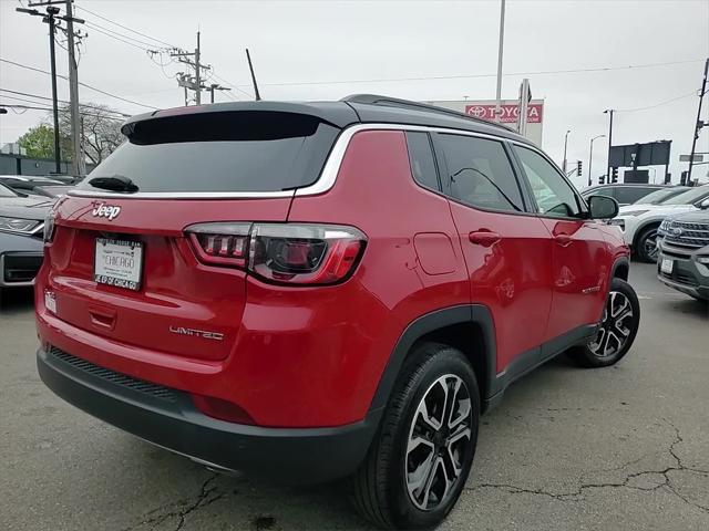 used 2023 Jeep Compass car, priced at $25,100