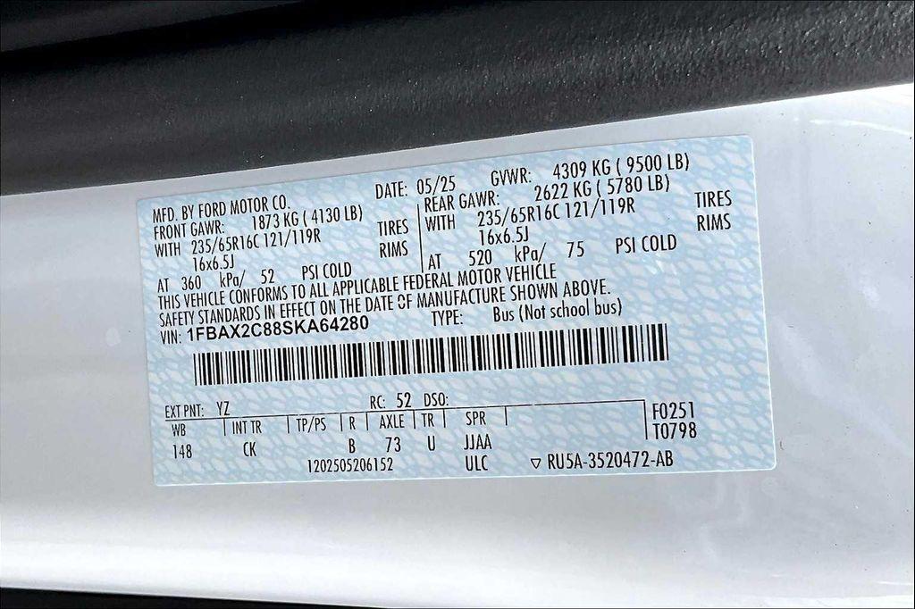 new 2025 Ford Transit-350 car, priced at $63,665