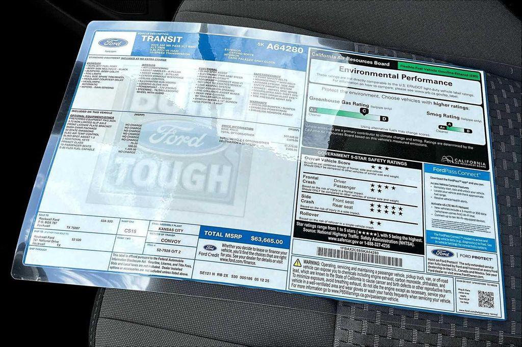 new 2025 Ford Transit-350 car, priced at $63,665